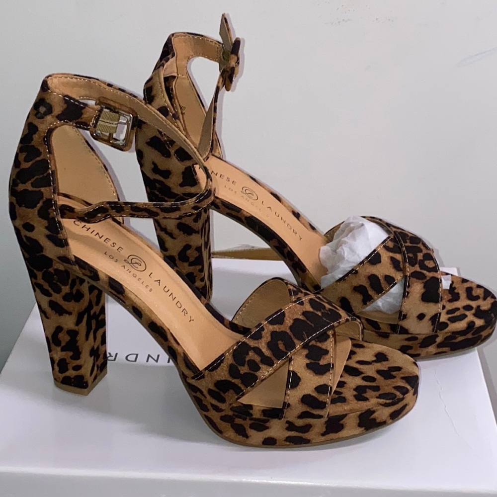 Chinese Laundry Alpha Leopard Heel